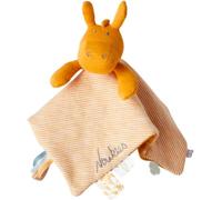 KALANKA-NOUKIE'S - Doudou Enfant - Doudou en Coton Bio - Paco l'Âne - Multifonctionnel - Ocre - 1 Unité