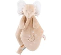 KALANKA-NOUKIE'S - Doudou Enfant - Doudou en Veloudoux - Bali l'éléphant - Multifonctionnel - Marron - 1 Unité
