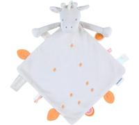 KALANKA-NOUKIE'S - Doudou Enfant - Doudou en Veloudoux - Gigi La Girafe - Multifonctionnel - Ecru - 1 Unité