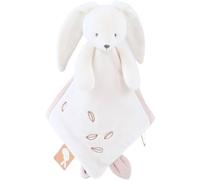KALANKA-NOUKIE'S - Doudou Enfant - Doudou en Veloudoux - Snow Le Lapin - Multifonctionnel - Blanc - 1 Unité