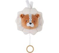 KALANKA-NOUKIE'S - Mini Peluche Musicale - Doudou Babou mini en Veloudoux + Anneau en Bois - Éveil Musical - Cadeau Bébé