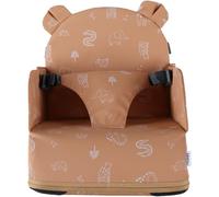 Kalanka-Noukie's - Rehausseur Caramel Bébé De 9 Mois À 3 Ans Chaise Enfant Avec Dossier Et Coussin- Léger, Pliable Et Nomade - Harnais, Sécurité - Imperméable, Déhoussable Et Lavable - Max 13 Kg - Vo
