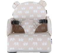 Kalanka-Noukie's - Rehausseur Elephant Bébé De 9 Mois À 3 Ans Chaise Enfant Avec Dossier Et Coussin- Léger, Pliable Et Nomade - Harnais, Sécurité - Imperméable, Déhoussable Et Lavable - Max 13 Kg - V