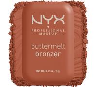 Kalanka-Nyx Professional Makeup - Bronzeur Poudre Compacte - Teint Hâlé Jusqu'à 12h Sans Transfert - Idéal Toutes Carnations - Formule Vegan - Buttermelt Bronzer - Teinte : Butta D Down