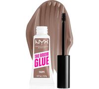 Kalanka-Nyx Professional Makeup Colle Fixatrice À Sourcils Teintée, Tenue 16h, Formule Vegan, Fini Naturel, Applicateur Goupillon, The Brow Glue, Teinte : Taupe (02)