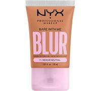 Kalanka-Nyx Professional Makeup Fond De Teint Effet Flouté Bare With Me Blur, Couvrance Moyenne, Fini Mat Naturel, Niacinamide, Matcha & Glycérine, Hydratation Jusqu'a 12h, Teinte : Medium Neutral (1
