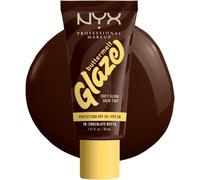 Kalanka-Nyx Professional Makeup - Fond De Teint Hydratant Spf30 - Tenue Longue Durée Jusqu'à 12h - 93% D'ingrédients Soin - Formule Vegan - Buttermelt Glaze Tint - Teinte : Chocolate Butta - 30ml