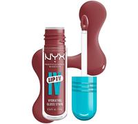 Kalanka-Nyx Professional Makeup - Gloss Hydratant Effet Mouillé - Tenue Jusqu'à 12h - Hautement Pigmenté - Fini Brillant - Lip Iv Gloss - Teinte : Hydra-Honey