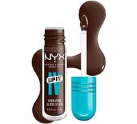 Kalanka-Nyx Professional Makeup - Gloss Hydratant Effet Mouillé - Tenue Jusqu'à 12h - Hautement Pigmenté - Fini Brillant - Lip Iv Gloss - Teinte : Espresso Soak