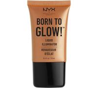 Kalanka-Nyx Professional Makeup Highlighter Liquide Multifonction Liquide Born To Glow Liquid Illuminator, Maquillage Et Base De Teint, Teinte : Pure Gold (03)