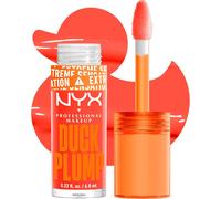 Kalanka-Nyx Professional Makeup Laque À Lèvres Repulpante, Couleur Intense, Hautement Pigmentée, Fini Ultra-Brillant, À L'huile De Gingembre, Vegan, Duck Plump, Teinte : Peach Out