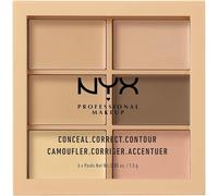 Kalanka-Nyx Professional Makeup Palette 3c Correctrice, Anti-Cernes Et Contour, Texture Crémeuse, Teinte : Light (01)