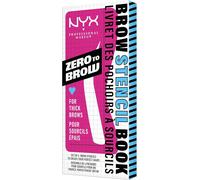 Kalanka-Nyx Professional Makeup Pochoirs À Sourcils Pour Sourcils Fins, Zero To Brow Stencils, Kit De 4 : Rond, Droit, Arqué & Extra Long