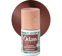 Kalanka-Odass Paris - Le Vernis Semi-Permanent Teinte Chataigne - Application Facile ¿¿ La Maison - Sans Hema, Vegan, Cruelty Free, Sans Gluten - Marron - Fabriqu¿¿ En France, ¿¿ Base D¡®Ingr¿¿Dients 
