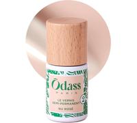 Kalanka-Odass Paris - Le Vernis Semi-Permanent Teinte Nu Ros¿¿ - Application Facile ¿¿ La Maison - Sans Hema, Vegan, Cruelty Free, Sans Gluten - Nude Rose - Fabriqu¿¿ En France, ¿¿ Base D¡¯Ingr¿¿Dient