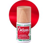 Kalanka-Odass Paris - Vernis Semi-Permanent Teinte Rouge Coquelicot - Application Facile ¿¿ La Maison - Sans Hema, Vegan, Cruelty Free, Sans Gluten - Rouge - Fabriqu¿¿ En France, ¿¿ Base D¡®Ingr¿¿Dien