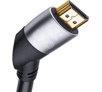KALANKA-Oehlbach Easy Connect UHD Ultra High Speed HDMI Cable - (48 Gbit/s, 8K 60Hz, 4320p, 4K 120Hz, Dolby Vision, Dynamic HDR 10+, 21:9, 3D, VRR, eARC) - 1.5m Noir