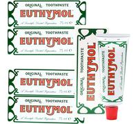 Kalanka-Oerich Lot De Dentifrice Avec Dentifrice Original 75 Ml X 4, Sans Fluorure, Anti-Plaque, Antibactérien, Protection Contre La Carie, Rafraîchissement À La Menthe Fraîche, Soin Dentaire Quotidi