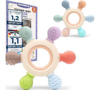 Kalanka-Okonkn 2 Anneau De Dentition Pour Bébé, Naissance Bébé, Jouet Bébé 0-3-12 Mois, Accessoires D'allaitement Sans Bpa