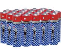 KALANKA-onder Full Energy - Piles Alcalines AA LR6 1.5V - Pack de 22 Piles Haute Performance - Longue Durée, sans Fuite - Idéal pour Jouets, Télécommandes, Lampes, Pendules, Appareils Électroniques