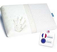 Kalanka- Oreiller Ergonomique Cervical Oreiller Memoire Forme Soutien Mi-Ferme 60x40 Cm Oreiller Cervicales Douloureuses Coussin Orthopédique Marque Fr Fabriqué Europe (Mi-Ferme)