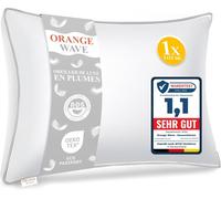 Kalanka-Oreiller Plume 50x70 - Coussin De Luxe 50x70 Cm En Duvet Et Plumes Naturelles, 1000g De Confort Moelleux Et Ergonomique Oreiller Pour Un Soutien Parfait Et Des Nuits Douces Et Agréables