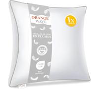 Kalanka-Oreiller Plume 60x60 - Coussin De Luxe 60x60 Cm En Duvet Et Plumes Naturelles, 1000g De Confort Moelleux Et Ergonomique Oreiller Pour Un Soutien Parfait Et Des Nuits Douces Et Agréables