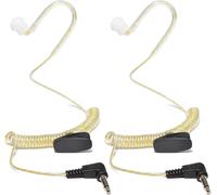 KALANKA-oreillette Filaire 1 pin écouteur Talkie walkie 3.5 mm, écoute Uniquement à Armature équilibrée, Casque Talkie-walkie pour Haut-Parleur à Distance,Motorola Kenwood Icom bidirectionnel.(2 pcs)