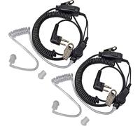 KALANKA-Oreillette pour Talkie-walkie Compatible avec la Radio Motorola CP88 CP040 GP300 CLS1110 XTN, Tube Acoustique caché, Casque de sécurité (Lot de 2)