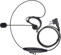 KALANKA-Oreillette pour talkie-walkie compatible avec Motorola CP040 DP1400 GP68 GP88 GP300 XT420 XT460 Radio, G à suspendre avec microphone PTT (lot de 1)