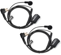 KALANKA-Oreillette radio pour Motorola DP1400 CP040 CP200 GP88 GP88 XT420 XT460 CLS1410 Hytera PD405 PD505 Midland G15 G18 Kit de surveillance avec micro PTT 2 broches (2 pièces)