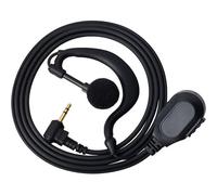 KALANKA-Oreillette Talkie walkie TLKR 1 Pin 2,5 mm G-Form Casque Écouteur avec Micro PTT pour Motorola Talkabout Radio T92 H20 PMR446 T62 T6 T7 T8 T9 T61 T80 T81 T82 RETEVIS RT45 Cobra 2 Voies