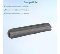 KALANKA-Oreillettes Compatibles avec Creative Sound BlasterX H7/BlasterX H6/BlasterX H5 Coussin de Remplacement pour Casque et Bandeau (Tissu Durable)