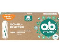 Kalanka-Organic Super Lot De 16 Tampons Bio Pour Les Jours Forts En 100% Coton Biologique Avec Rainures Incurvées Pour Une Protection Fiable Et Naturelle