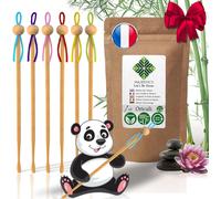 Kalanka-Oriculi En Bambou 6x [Aaa+] ¿ Cure Oreille Ecologique Reutilisable À Vie Pour Remplacer Le Coton Tige Garantie À Vie ¿ Nettoyeur D'oreilles Japonais Zero Dechet