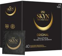 Kalanka-Original : Lot De 40 Préservatifs Sans Latex Feel Pour Homme / Taille Régulière, Solides, Lisses, Fins, Forme Droite / Diamètre 53mm