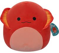 KALANKA-Original Peluche de 30 cm- Maxie Le Lézard à Collerette Rouge - Peluche Officielle Jazwares