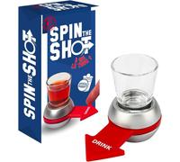 KALANKA-Original Spin The Shot Jeu de la Bouteille Tourne la Flèche et Bois Qualité Premium Shot Jeu Soirée Jeu Apéro Jeu à Boire House Party OriginalCup®