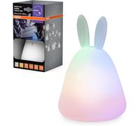 Kalanka-Osram Nightlux Touch Veilleuse Lapin Avec Fonction De Gradation Tactile En Blanc En Plastique, Protection Ip20, Idéale Pour Chambre D'enfant