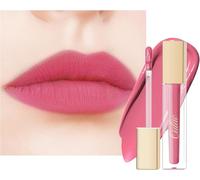 Kalanka-Oulac Encre À Lèvres Liquide Mate, Rose Pêche Rouge À Lèvres Longue Tenue, Fini Mat, Couleur Intense Lip Tint, Infusée En Vitamine E, No Transfert,Végétalien, 4,5ml (M25) Kiss From The Rose