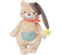KALANKA-Ourson Câlin en peluche Bruno - doux pour aider les nouveaux-nés à s'endormir - pour bébé à saisir, à toucher et à câliner - Teddy adaptée aux bébés et jeunes enfants à partir de 0+ mois