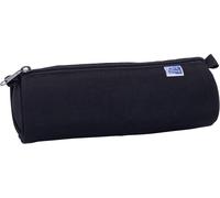 Kalanka-Oxford Trousse Ronde Classique 1 Compartiment Capacité Dimensions 22x7x7 Cm Fermeture Éclair Polyester Noir