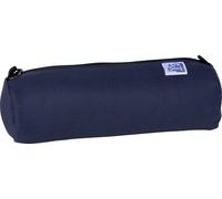 Kalanka-Oxford Trousse Ronde Couleurs 1 Compartiment Capacité Dimensions 22x7x7cm Fermeture Éclair Polyester Bleu