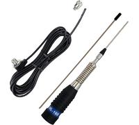 KALANKA-Pack antenne CB ML160, 145 cm et câble de raccordement T601 d'une Longueur de 4 mètres pour Montage sur Support Fixe