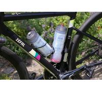 Kalanka-Pack Arctica 55 - Lot De Deux Bidons Vélo 550 Ml - Gourde Vélo Isotherme - Inodore Et Etanche - Bidon Sport Sans Bpa - Argent/Orange