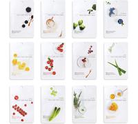 Kalanka-[Pack De 10] Masque En Feuille De Daily Care Vitamine Vegan Masque Visage Soins De La Peau Coréens Ingrédients Naturels Pour Tous Les Types De Peau
