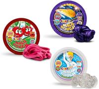 KALANKA-Pack de 3 - Pâte à modeler magique à effets spéciaux , différente couleur & senteur - 3x boîtes de 20g, Trié