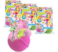 KALANKA-Pack de 3x Bombes de Bain enfant GALUPY UNICORN Boule de bain avec surprise à l'intérieur - Jouet de bain Licorne