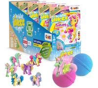 KALANKA-Pack de 5x Bombes de Bain enfant GALUPY UNICORN Boule de bain avec surprise à l'intérieur - Jouet de bain Licorne