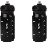 Kalanka-Pack Sense Soft 65 - Lot De Deux Bidons Velo Et Vtt - Gourde Sport Souple Et Inodore - Bidon Eau Sans Bpa - Tetine Silicone - Noir, 650ml